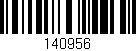 Código de barras (EAN, GTIN, SKU, ISBN): '140956'