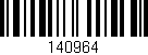 Código de barras (EAN, GTIN, SKU, ISBN): '140964'