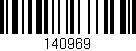Código de barras (EAN, GTIN, SKU, ISBN): '140969'