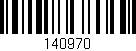 Código de barras (EAN, GTIN, SKU, ISBN): '140970'