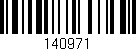 Código de barras (EAN, GTIN, SKU, ISBN): '140971'