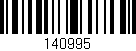 Código de barras (EAN, GTIN, SKU, ISBN): '140995'
