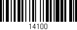 Código de barras (EAN, GTIN, SKU, ISBN): '14100'