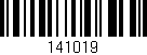 Código de barras (EAN, GTIN, SKU, ISBN): '141019'