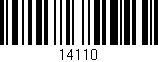 Código de barras (EAN, GTIN, SKU, ISBN): '14110'