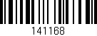 Código de barras (EAN, GTIN, SKU, ISBN): '141168'