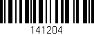 Código de barras (EAN, GTIN, SKU, ISBN): '141204'