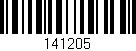 Código de barras (EAN, GTIN, SKU, ISBN): '141205'