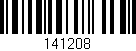 Código de barras (EAN, GTIN, SKU, ISBN): '141208'