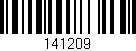 Código de barras (EAN, GTIN, SKU, ISBN): '141209'