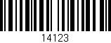 Código de barras (EAN, GTIN, SKU, ISBN): '14123'