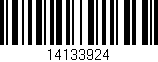 Código de barras (EAN, GTIN, SKU, ISBN): '14133924'