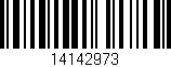 Código de barras (EAN, GTIN, SKU, ISBN): '14142973'