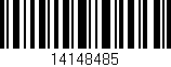Código de barras (EAN, GTIN, SKU, ISBN): '14148485'