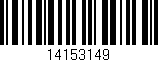 Código de barras (EAN, GTIN, SKU, ISBN): '14153149'