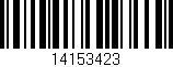 Código de barras (EAN, GTIN, SKU, ISBN): '14153423'