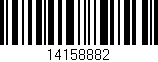 Código de barras (EAN, GTIN, SKU, ISBN): '14158882'