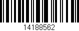 Código de barras (EAN, GTIN, SKU, ISBN): '14188562'