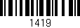 Código de barras (EAN, GTIN, SKU, ISBN): '1419'