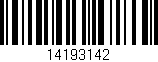 Código de barras (EAN, GTIN, SKU, ISBN): '14193142'