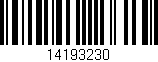 Código de barras (EAN, GTIN, SKU, ISBN): '14193230'