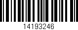 Código de barras (EAN, GTIN, SKU, ISBN): '14193246'