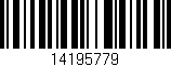 Código de barras (EAN, GTIN, SKU, ISBN): '14195779'