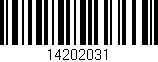 Código de barras (EAN, GTIN, SKU, ISBN): '14202031'