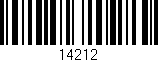 Código de barras (EAN, GTIN, SKU, ISBN): '14212'