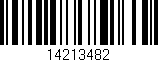 Código de barras (EAN, GTIN, SKU, ISBN): '14213482'