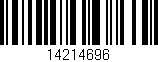 Código de barras (EAN, GTIN, SKU, ISBN): '14214696'