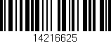 Código de barras (EAN, GTIN, SKU, ISBN): '14216625'