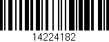 Código de barras (EAN, GTIN, SKU, ISBN): '14224182'