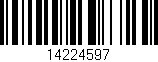 Código de barras (EAN, GTIN, SKU, ISBN): '14224597'