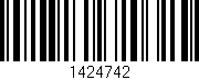 Código de barras (EAN, GTIN, SKU, ISBN): '1424742'