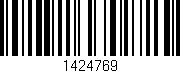 Código de barras (EAN, GTIN, SKU, ISBN): '1424769'