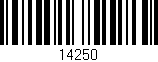 Código de barras (EAN, GTIN, SKU, ISBN): '14250'