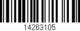 Código de barras (EAN, GTIN, SKU, ISBN): '14263105'