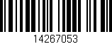 Código de barras (EAN, GTIN, SKU, ISBN): '14267053'