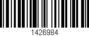 Código de barras (EAN, GTIN, SKU, ISBN): '1426984'