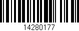 Código de barras (EAN, GTIN, SKU, ISBN): '14280177'