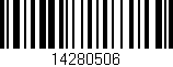 Código de barras (EAN, GTIN, SKU, ISBN): '14280506'