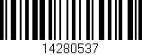 Código de barras (EAN, GTIN, SKU, ISBN): '14280537'