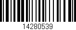 Código de barras (EAN, GTIN, SKU, ISBN): '14280539'