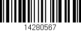 Código de barras (EAN, GTIN, SKU, ISBN): '14280567'