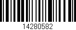 Código de barras (EAN, GTIN, SKU, ISBN): '14280582'