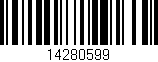 Código de barras (EAN, GTIN, SKU, ISBN): '14280599'