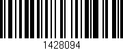 Código de barras (EAN, GTIN, SKU, ISBN): '1428094'