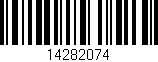 Código de barras (EAN, GTIN, SKU, ISBN): '14282074'