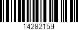 Código de barras (EAN, GTIN, SKU, ISBN): '14282159'